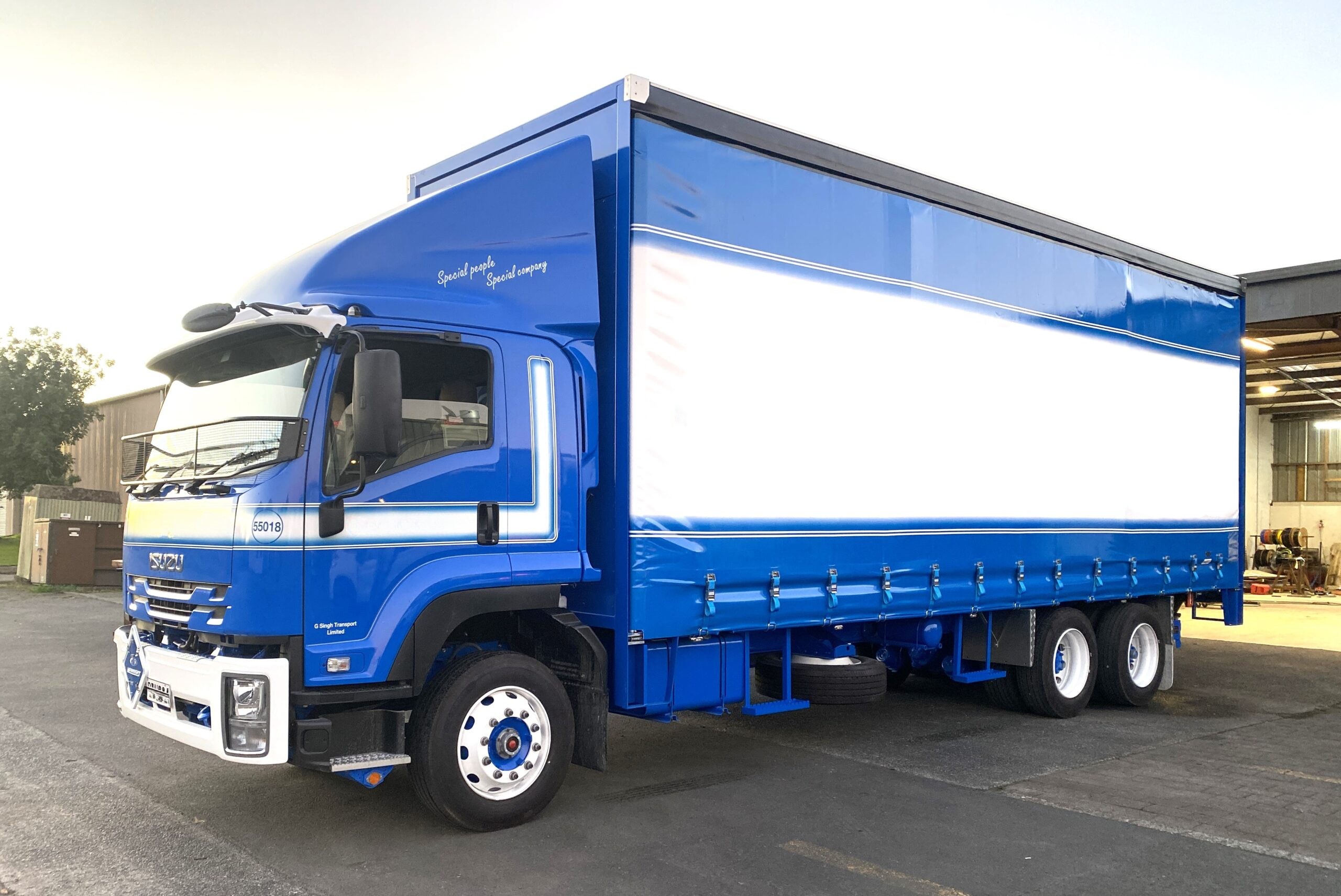 Curtainsider Truck